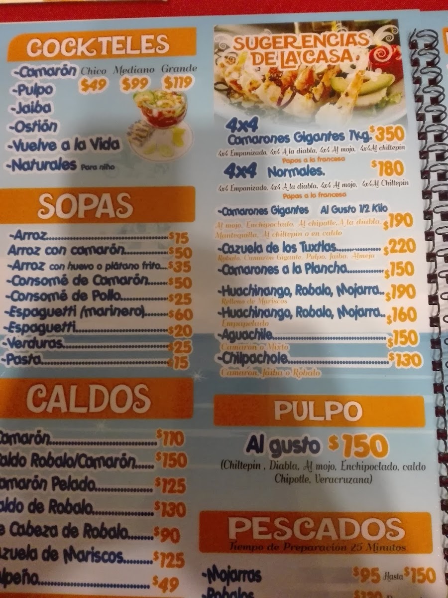 Mariscos Porkys Menu - Image 4